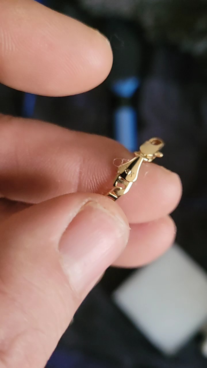 14k 4mm Mariner necklace